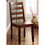 Set of 2 Wooden Dining Chairs in Tobacco Oak Finish B016P156597