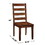 Set of 2 Wooden Dining Chairs in Tobacco Oak Finish B016P156597