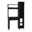 2 Piece Office Set, Bookcase + Desk, Black B0200S00219