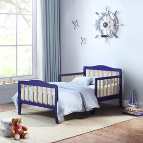 Twain Toddler Bed Blue/Natural B02257203