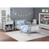 Connelly Reversible Panel Toddler Bed Gray/Rockport Gray B02257226