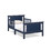 Connelly Reversible Panel Toddler Bed Midnight Blue/Vintage Walnut B02257227