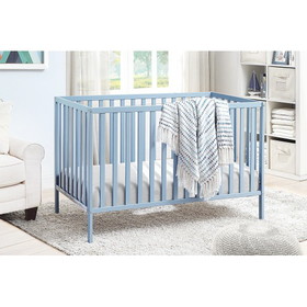 Palmer 3-in-1 Convertible Island Crib Baby Blue B02263641
