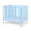 Palmer 3-in-1 Convertible Mini Crib Baby Blue w/ mattress pad B02263645