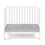 Palmer 3-in-1 Convertible Mini Crib White w/mattress pad B02263648