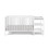 Palmer 3-in-1 Convertible Crib and Changer Combo White B02263651