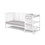 Palmer 3-in-1 Convertible Crib and Changer Combo White B02263651