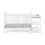 Ramsey 3-in-1 Convertible Crib and Changer Combo White B02263653