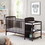 Ramsey 3-in-1 Convertible Crib and Changer Combo Espresso B02263654