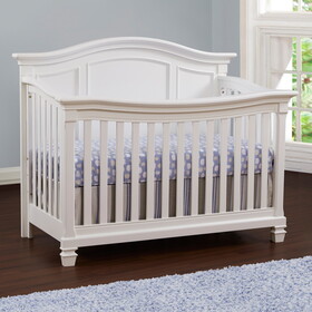 Glendale 4-in-1 Convertible Crib Pure White B02263733
