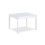 Della 3-Piece Solid Wood Kids Table & Two Chair Set, White