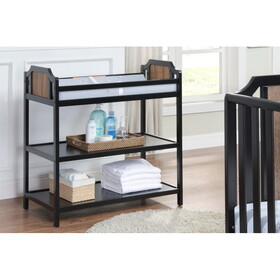 Brees Changing Table Black/Brownstone B022P204826