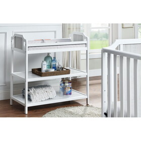 Brees Changing Table White/Graystone B022P204829