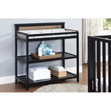 Connelly Changing Table Black/Vintage Walnut B022P204830