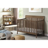 Shailee 4-in-1 Convertible Crib Brown/Brown Stone B022P204838