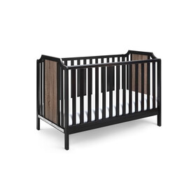 Brees Island 3-in-1 Convertible Crib Black/Brownstone B022P204860