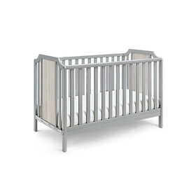 Brees Island 3-in-1 Convertible Crib Gray/Graystone B022P204861