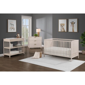 Pixie Finn 3-in-1 Crib in Washed Natural B022P204875