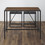 Riley Indoor Walnut Metal Pub Dining Table with Metal Frame B02746799
