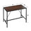 Riley Indoor Walnut Metal Pub Dining Table with Metal Frame B02746799