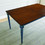 Lafayette Medium Brown and Navy Blue Wood Dining Table B02746825