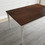 Lafayette Medium Brown and White Wood Dining Table B02746826