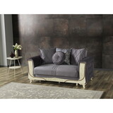 Carmeno Modern 2 Seat Living Room Loveseat B029120305