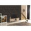 FurnisHome Store Denver Mid Century Modern TV Stand 2 Door Cabinets 1 Glass Shelf 66 inch TV Unit, Beige B02949499