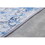 ZARA Collection Abstract Design Silver Blue Machine Washable Super Soft Area Rug B030115629