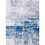 ZARA Collection Abstract Design Gray Turquoise Machine Washable Super Soft Area Rug B030115651