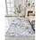 ZARA Collection Abstract Design Silver Blue Machine Washable Super Soft Area Rug B030115661