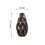 Elegant Black Ceramic Vase with Gold Accents - Timeless Home Decor B030123474