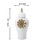 White Ginger Jar with Gilded Flower - Timeless Home Decor B030123487
