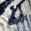 Shifra Luxury Area Rug in Gray with Navy Blue Abstract Design B030124897