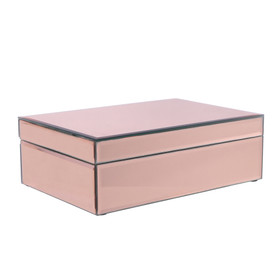 Ambrose Exquisite Jewelry Box in Rose Gold (Dividers and Gift Box Included) B03050118