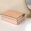 Ambrose Exquisite Jewelry Box in Rose Gold (Dividers and Gift Box Included) B03050118