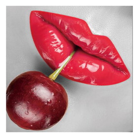 Oppidan Home "Cherry Lips" Acrylic Wall Art (40"H x 40"W) B03050774