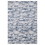 Milano Collection Nautical Navy Blue Woven Area Rug B03063074