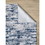 Milano Collection Nautical Navy Blue Woven Area Rug B03063074