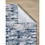 Milano Collection Nautical Navy Blue Woven Area Rug B03063076