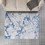ZARA Collection Abstract Design Silver Blue Machine Washable Super Soft Area Rug B03068254