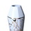 White Ceramic Vase with Gold Organic Accent Design - Elegant and Versatile Home Decor B03084868