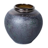 Vintage Smoke Ceramic Vase 8.7
