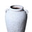 Artisan Ceramic Grey Stone Vase 7"D x 10.5"H - Country Charm for Your Home B03084893