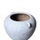 Artisan Ceramic Grey Stone Vase 10"D x 7"H - Country Charm for Your Home B03084894