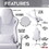 Techni Sport TSF45C Velvet Memory Foam Gaming Chair - White B031123716