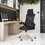 Techni Mobili Essential Ergonomic Office Chair with Headrest & Lumbar Support, Black B031P154876