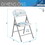 Techni Home Granite White Folding Chairs - Set of 4