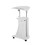 Techni Mobili Sit-to-Stand Rolling Adjustable Laptop Cart with Storage, White B031P204883