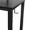 Techni Mobili Industrial Writing Desk, Black B031P205213